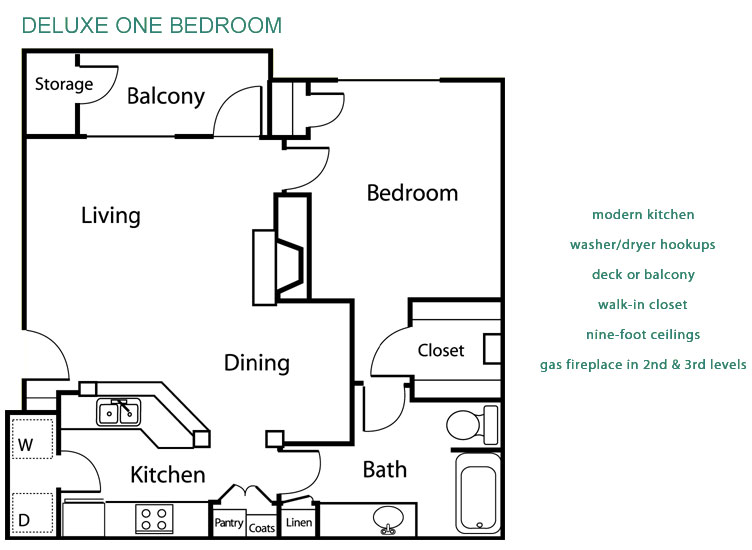 one bedroom canyon creek club homes